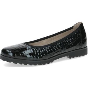 Caprice - 9-22151-45 - Ballerina's - Zwart Croco