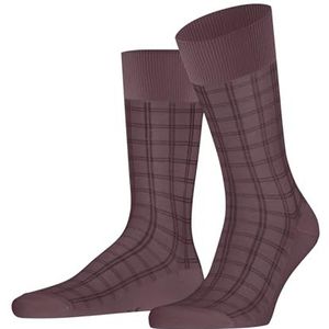 FALKE Herensokken Modern Tailor M SO katoen patroon 1 paar, roze (Roan Rouge 8936), 39-42, roze (Roan Rouge 8936), 39-42 EU