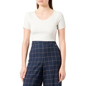 Sookie Cropped Top voor dames, wolwit, S