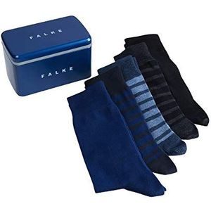 FALKE Heren Sokken Happy Box 5-Pack M SO Katoen Gedessineerd Multipack 5 Paren, Veelkleurig (Sortiment 0010), 43-46