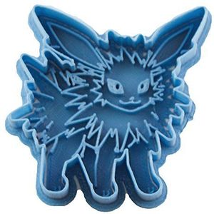 Cuticuter Jolteon Pokémon koekjessnijder, blauw, 8 x 7 x 1,5 cm