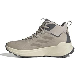 adidas Heren Terrex Trailmaker 2 Mid Leather Hiking Shoes, wonder beige/wonder beige/charcoal, 48 EU