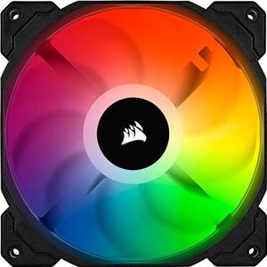 Corsair iCUE SP140 RGB PRO, RGB LED, laag geluidsniveau, hoge luchtstroom, koelventilator in de behuizing (enkele verpakking), 140 mm