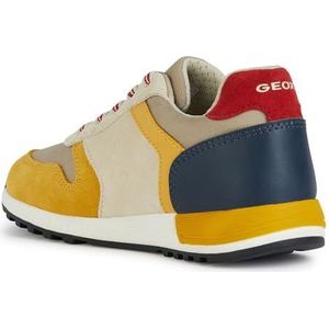 Geox J Alben Boy B Sneakers, beige/geel, 29 EU, beige-geel, 29 EU