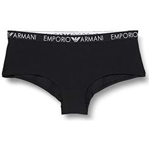 Emporio Armani Bi-Pack Cheeky Pants Iconic Cotton Ondergoed (2 stuks), zwart/zwart, M