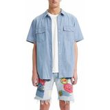 Levi's Ss Relaxed Fit Western Shirt Mannen, New Hyde Chambray, M