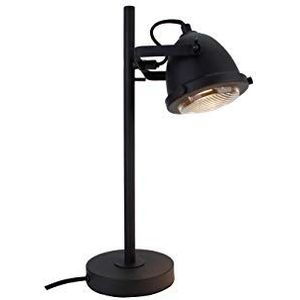 Chericoni Nero tafellamp - 1 licht - 11 cm - zwart met glas