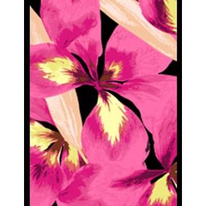 Only Onlalma Life Vis Isa Wrap Dress Aop, Carmine Rose, XS