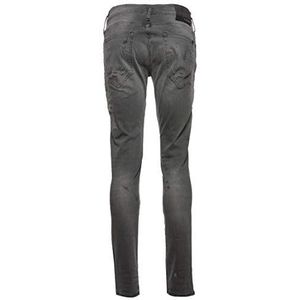 True Religion New Rocco Black Comfort Denim Slim Jeans voor heren, zwart (black 1001), 38W x 34L