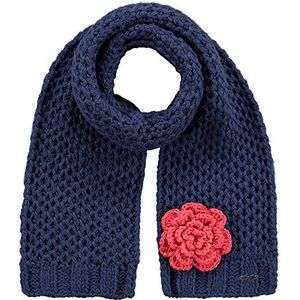 Barts Gebreide sjaal voor kinderen, roze logopatch, Old Blue., 53