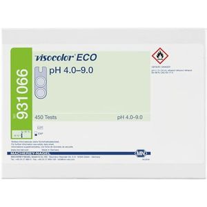 Macherey & Nagel ML-6866 Visolor ECO colorimetrische pH-teststrips, pH 4.0-9.0, navulverpakking, 450 stuks