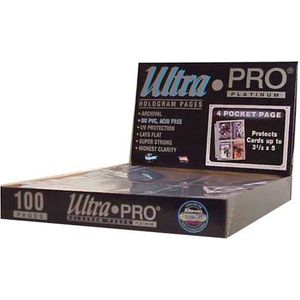 Ultra Pro 150082 - Platinum Pages, 4-pocket