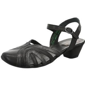 Think AIDA Duurzame slingback pumps voor dames, zwart/combi 0000, 36 EU, zwart combi 0000, 36 EU