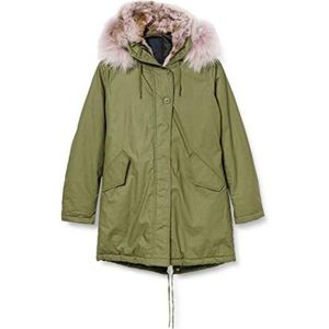 Canadian Classics Dames Sonora patchwork jas, groen (Army Arm), 38