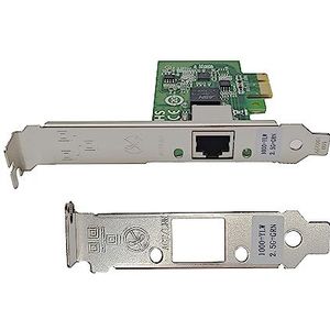 Elfcam® - 2.5G NIC PCIe Netwerkadapter 2500/1000/100Mbps PCIe Gigabit Ethernet-kaart, Enige RJ-45 Haven, met Realtek RTL8125 Controlemechanisme, Steun Vensters Server/Ubuntu/Centos/Debian