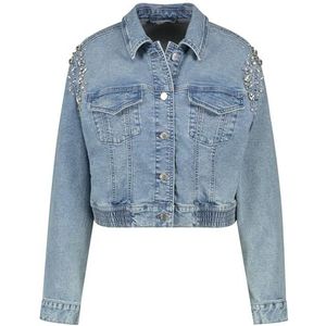 Taifun Damesblazer, Bleached Blue Denim, 38
