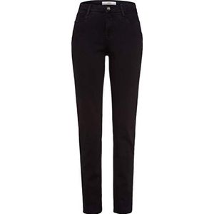 BRAX Dames Style Mary Blue Planet Duurzame Five-Pocket Jeans, Clean Black, 42W / 32L