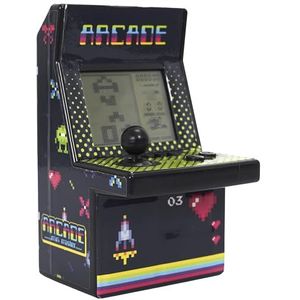 MISTER GADGET, MG3565, Arcadegame met 26 spellen, Retro console met 26 ingebouwde spellen, Model, Zwarte kleur, Spel voor volwassenen, Retro console met 26 spellen