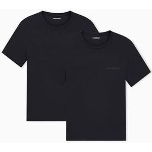 Emporio Armani - Eco Viscose T-shirt - 2 Eenheden - Korte Mouwen