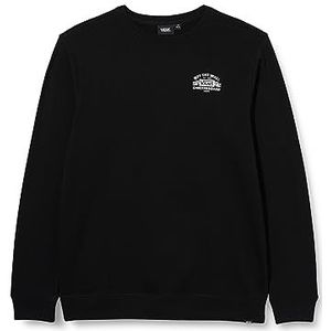 Vans Heren Sweatshirt Trade Wear Crew, Zwart, S, Zwart, S