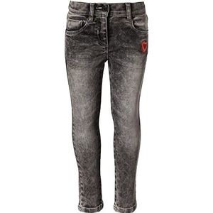 s.Oliver Meisjes Slim: Jeans met bloemenpatroon, antraciet, 92 cm (Slank)