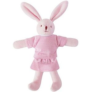 TROUSSELIER - Knuffeldier – haas van pyjama – 20 cm hoog – klassiek chic – ideaal cadeau voor geboorte – machinewasbaar – kleur roze