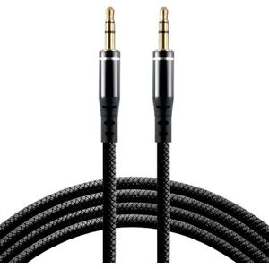 everActive Siliconen kabel, audio-AUX-stekker 3,5 mm stereo-aansluiting, 100 cm lang, zwart, model: CBS-1JB