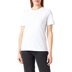PIECES Pcria Ss Solid Tee Noos Bc T-shirt voor dames, wit (bright white), XL