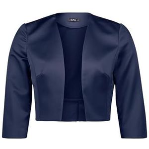 Vera Mont Bolero-jas voor dames, blauw, 34
