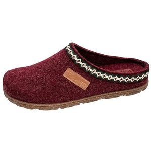 Fischer vilten pantoffels dames, bordeaux, 36 EU