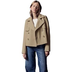 Street One Studio Korte trenchcoat voor dames, Rich Sand, 40