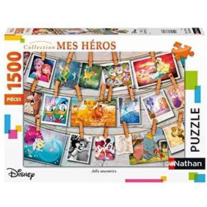 Puzzles Nathan 4005556877980 1500 stukjes voor kindertijdherinneringen Disney All Other puzzel voor volwassenen, meerkleurig