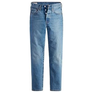 Levi's 501® Crop Jeans Vrouwen, Medium Indigo Worn In, 34W / 28L