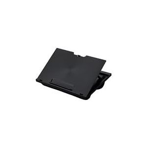 Q-Connect Laptopstandaard/ergonomische laptopstandaard notebook MacBook standaard van kunststof/zwart / 37,6 x 28 x 5,8 cm / 0,88 kg