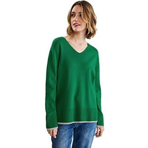 Street One dames gebreide trui, Brisk Green, 34