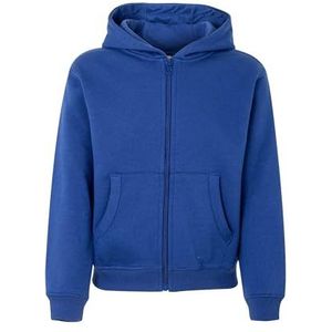 Mukua Byron Kids Sweatshirt met ritssluiting en capuchon, koningsblauw, maat 5/6