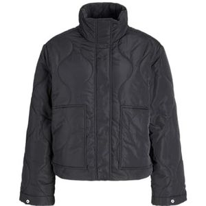 JJXX - Quilt Jas - Zwart - Dames - Reverskraag - Knoopsluiting - Herfstseizoen