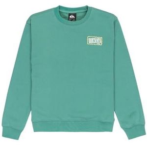 Quiksilver - Pull en Polaire Graphic Crew - Groen - Kids