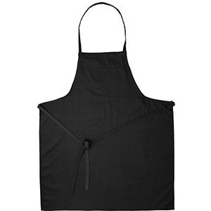Calitex dressboy Koba wasgoed set keuken polyester katoen zwart 84 x 71 cm