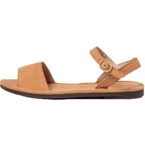 El Naturalista N5693 Tulp platte sandalen voor dames, Zalm, 36 EU