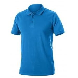 Högert Technik Katoenen polo Tobias, X, S-3XL, klassieke snit, ademend, hoogwaardige piqué-stof, 3-knoopsluiting, ideaal voor werk en dagelijks gebruik, lichtblauw, S