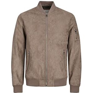 JACK & JONES JJEROCKY Faux Suede Bomber Herenjas, Falcon, L, falcon, L