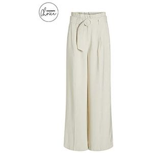 Vila Viruby Hw Paperbag Pants/Su Broek voor dames, berk, 38