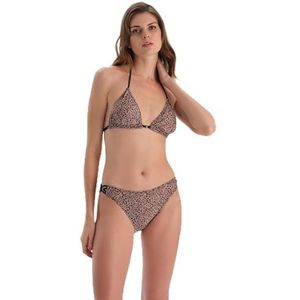 Dagi Brown Fashion Knitted Low Waist Slips, Bruin, 38, bruin, 38