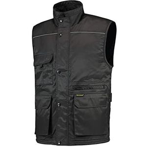 Tricorp 402001 Workwear Industrie functioneel vest, 70% polyester/30% katoen, 250g/m�², zwart, maat 5XL