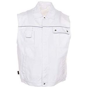 Maat M Heren Planam Canvas 320 Vest Puur Wit Model 2162
