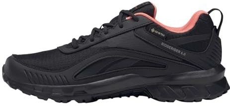 REEBOK Ridgerider 6 Goretex Trailrunningschoenen Dames - Core Black / Twisted Coral / Tech Metallic