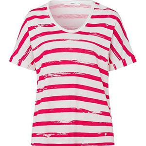 BRAX Dames Style Carrie T-shirt, Crunchy Pink, 34