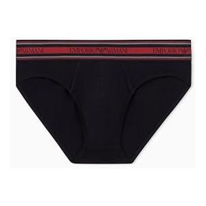 EMPORIO ARMANI Elastische slip met textuur voor heren, zwart, S, Zwart, S