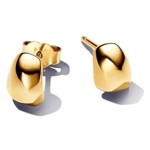 Pandora Essence Organisch Geformte Ohrringe aus Sterling Silber mit vergoldeter Metalllegierung, 263298C00